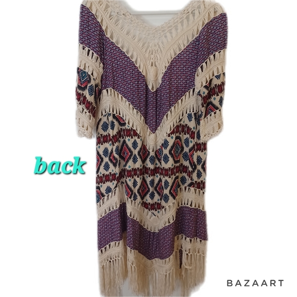 Umgee Crochet Kimono - Picture 6 of 11